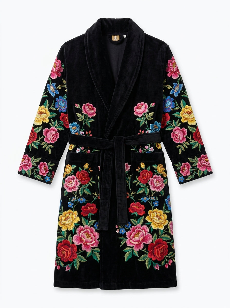 Badjas Fleur Grandeur Zwart